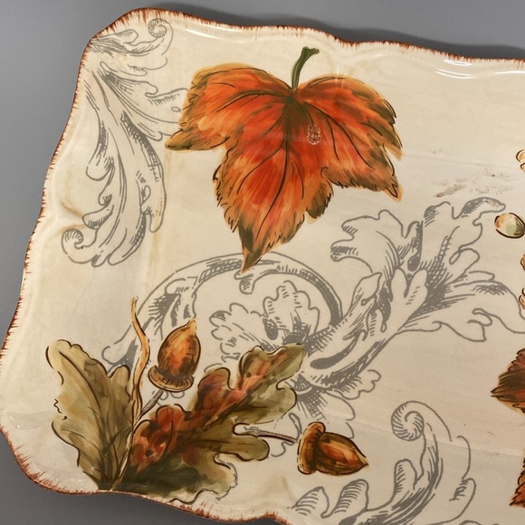 Maxcera pumpkins elegant serving plate - Picture 4 of 8